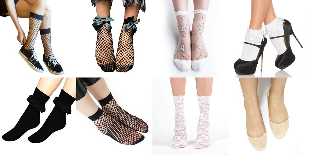 lace ankle socks for women